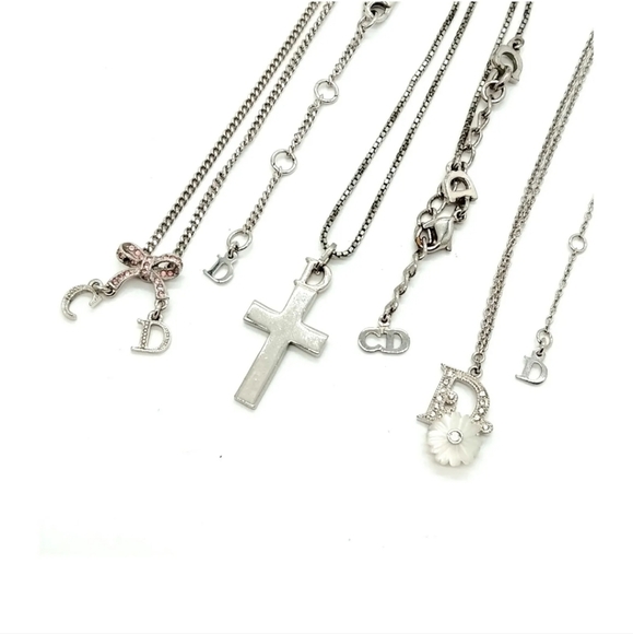 Christian Dior Necklace    Metal Silver Metal - Picture 1 of 16